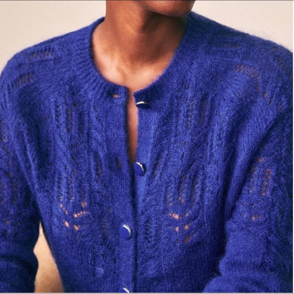 Sézane Tonio Jumper in Electric Blue